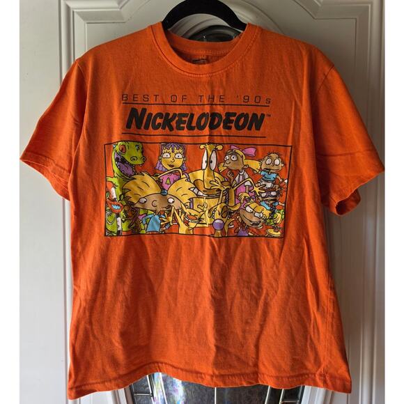 Best of Nickelodeon Orange Shirt Kid Size Large - Picture 1 of 5